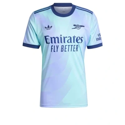 Image of adidas Performance Arsenal FC 24/25 3RD Club wear, Men&#039;s, Size: XS, Clear aqua/light flash purple