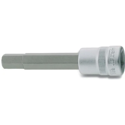 Image of 46833400000, 46835800000, 5465, 547019, ASE46833400000 Socket HAZET 8801 6 DIN7422 Hexagon Knurled