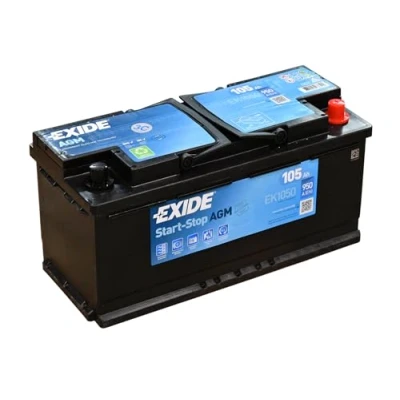 Image of Exide 020 AGM Car Battery 105Ah EK1050