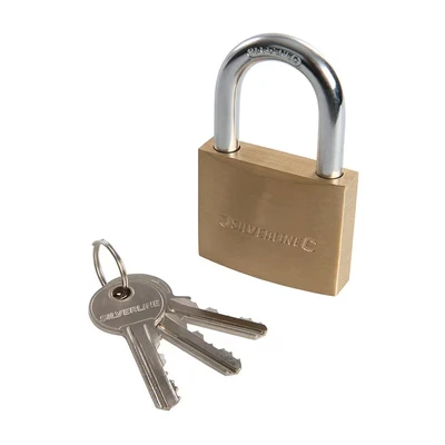 Image of Silverline Brass Padlock 50mm