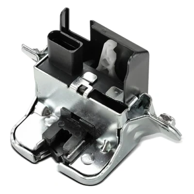 Image of Frankberg Tailgate Door Lock Actuator Rear 4 Pins Compatible with A3 8P1 Hatchback 2003 2012 A8 4E_ Saloon 2002 2010 4E2 4E8 2005 Replace# 7P0827505G