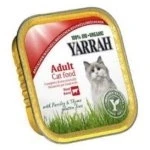 Image of Yarrah Cat Food Chunks with Beef Bio 16x 100g
