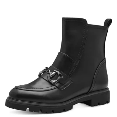 Image of MARCO TOZZI Women&#039;s Bootie Zip + Briefs 2 25419 43 Ankle Boot, Black, 6.5 UK