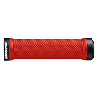 Image of Spank SPOON Red Unisex Adult Bicycle Handles, 130 mm