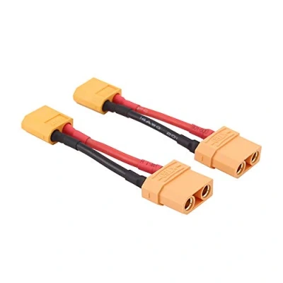 Image of OliRC 2pcs Male XT60 to Female XT90 Connector Adapter with 14awg 2in Cable(C98 2)