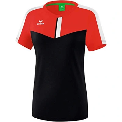 Image of Erima Squad Function T shirt Red/Black/White, Size 34