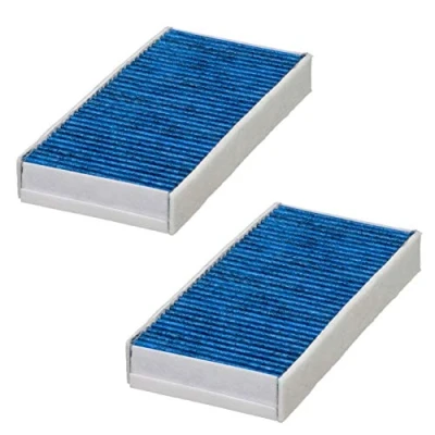 Image of 64116823725, 64116823726, 64118823825, 64119321875, 64316823717 Pollen FILTER HENGST E3950LB 2 with antibacterial action 232mm 116mm 32mm