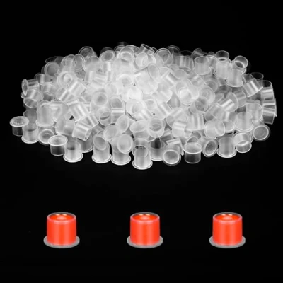 Image of ATOMUS Tattoo Ink Cups With Base 300Pcs Pigment Medium Container for Kit Supplies (Medium_300pcs)