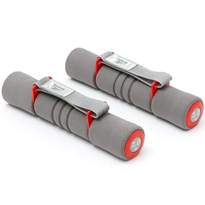Image of Reebok Unisex&#039;s Soft Grip Dumbbells, Red, 2 kg