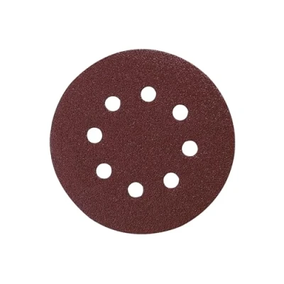 Image of Makita P 43620 Velcro Backed Abrasive Discs 5&quot; Red
