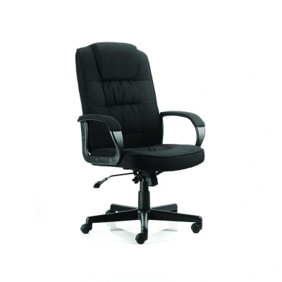Image of Moore Executive Chair Black Fabric with Arms