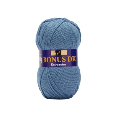 Image of Sirdar Hayfield Bonus DK Double Knitting, Ocean Blue (609), 100g