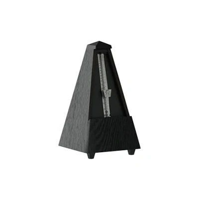 Image of Wittner Metronome 819 Pyramid shape Wooden case with bell Oak black matt