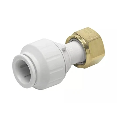 Image of John Guest Speedfit Straight Tap Connector 15mm x 3/4