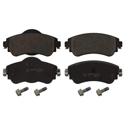 Image of 1611840080, 1617273280, 4254A9 Brake pad set FEBI BILSTEIN 16866 Front Axle with acoustic wear warning screw CITROËN: C4 II Hatchback