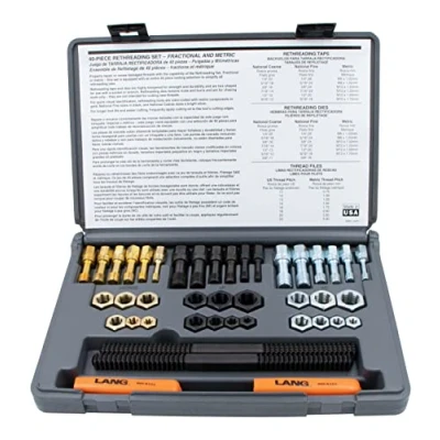 Image of Lang 972 40 Piece Fractional and Metric Thread Restorer Kit