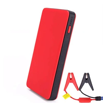 Image of AKT Portable Mini Slim 20000mAh Car Jump Starter Power Bank 12V Engine Battery Charger Booster Starter,Red