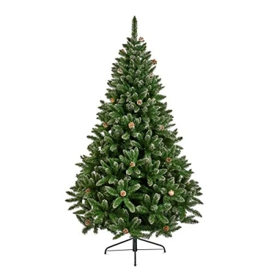 Image of Premier Decorations Rocky Mountain Pine Tree PVC Tips with Cones, 1.8m