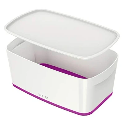 Image of Leitz MyBox WOW Small with lid, Storage Box, Purple