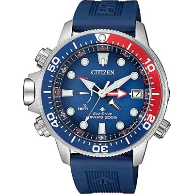 Image of Citizen Men Analogue Eco Drive Watch with Rubber Strap BN2038 01L
