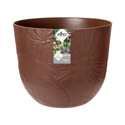 Image of Elho Flower Pot, Rust Brown, 47