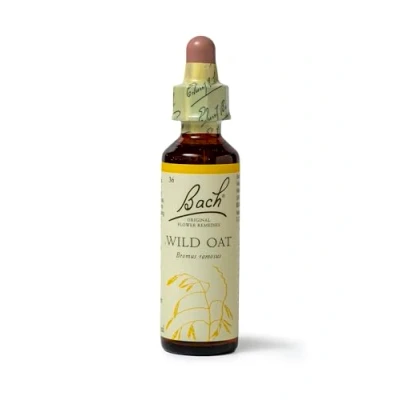 Image of Bach Original Flower Remedies (Wild Oat) Know Your Own Mind, Decide Path, Emotional Wellness, Natural Essence, 20ml