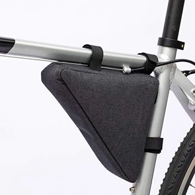 Image of Wantalis Unisex Adult&#039;s Bike Frame Bag, Grey, One Size