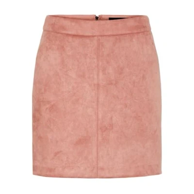 Image of VERO MODA Women&#039;s Vmdonnadina Faux Suede Short Skirt Noos, Old Rose, XXS