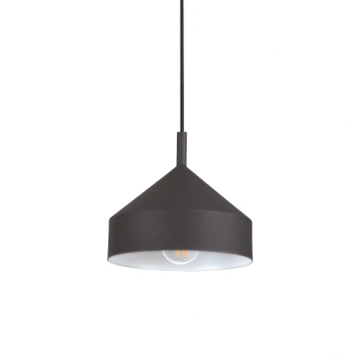 Image of Yurta Dome Pendant Ceiling Light Black 21cm