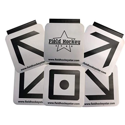 Image of Field Hockey Star Goal Targets Sharp Shooting Training AiD Practice Precision Aim &amp; Portable Equipment