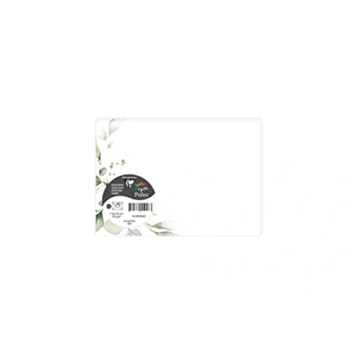 Image of Clairefontaine 55036C Pack of 20 Gummed Printed Envelopes C6 Format 11.4x16.2cm 120g Eucalyptus Vert 2 Collection Invitation for Events and Correspondence Pollen Range