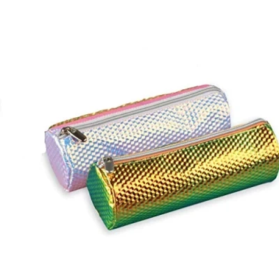 Image of Ksp partners ltd e commerce 1 X Pencil Case Holographic Glitz Cosmetic Bag Tiger Stationery Large