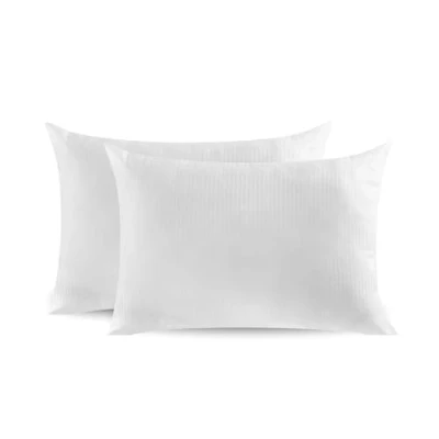 Image of SleepyNights Hotel Quality Satin Stripe Comfort Spring Back Bounce Pillows : 1 PIllow