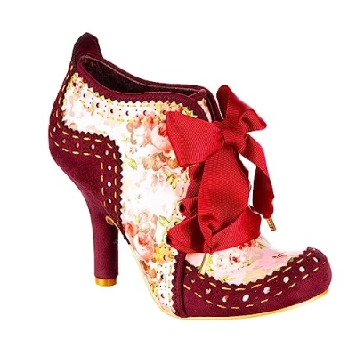 Image of Irregular Choice Abigails 3rd Party Boots, Wine, EUR 41 (UK 7.5)
