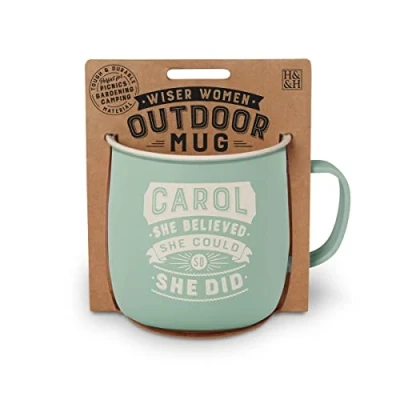 Image of History &amp; Heraldry Personalised Outdoor Mug (Carol)