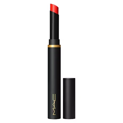 Image of MAC, Lipstick Powder Kiss Velvet Blur Slim Stick Brickthrush, 2 GM/.07 oz