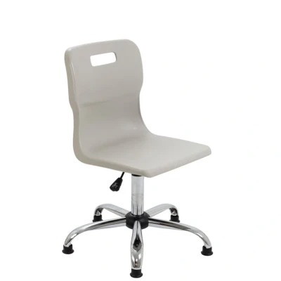 Image of Titan Swivel Senior Chair 435 525mm Seat Height Grey T35 GRG