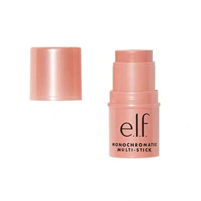 Image of e.l.f. Monochromatic Multi Stick, Luxuriously Creamy &amp; Blendable Colour, For Eyes, Lips Cheeks, Glistening Peach, 0.155 Oz (4.4g)