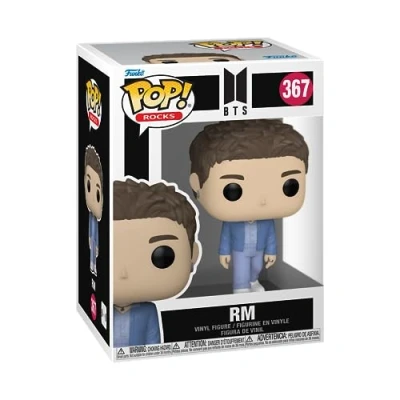 Image of Funko POP! Rocks: BTS RM Collectable Vinyl Figure Gift Idea Official Merchandise Toys for Kids &amp; Adults Music Fans Model Collectors and Display
