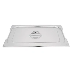 Image of Vogue Stainless Steel 1/1 Gastronorm Handled Tray Lid