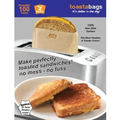 Image of Reusable 100 use toastabags Gold Twin Pack