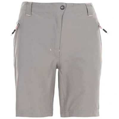 Image of Trespass Brooksy, Storm Grey, S, Quick Dry Shorts with UV Protection for Women, Small, Grey