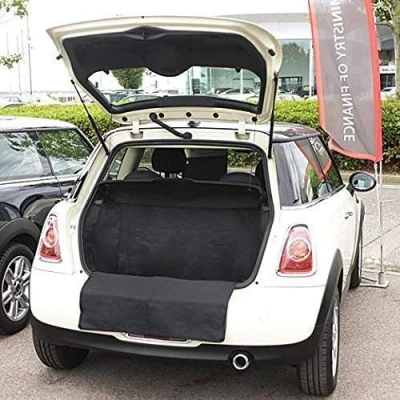 Image of UK Custom Covers BL110AD2 Tailored Waterproof Boot Liner Mat Black To Fit Mini MKII (Inc The Cooper And S) 2001 2007