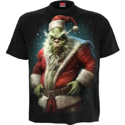 Image of Spiral Bah Humbug T Shirt Black XL