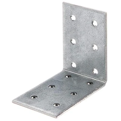 Image of Perforated Plate Angle Bulk Pack Sendzimir Galvanised 60 x 40 mm / 15 STK.