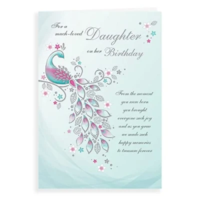 Image of Regal Publishing Classic Birthday Card Daughter 9 x 6 inches
