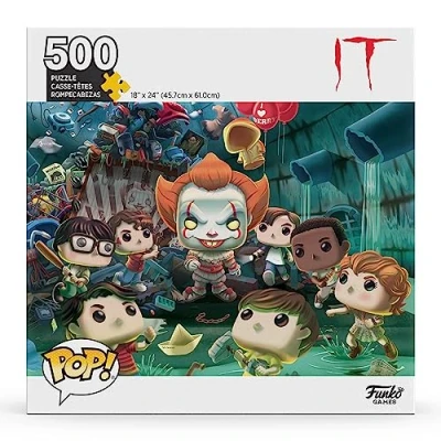Image of Funko POP! Puzzle IT Stephen King Halloween Jigsaw 500 pieces 45.7cm x 61cm English/French/Spanish language