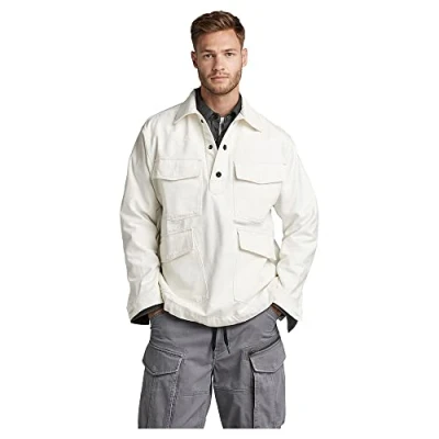 Image of G STAR RAW Men&#039;s Unisex Shanorak, Beige (ecru D23015 D298 159), M