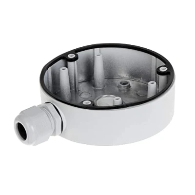 Image of Guangstar DS 1280ZJ DM21 White Wall Mount, Conduit Base/Junction Box, Water resistant, Compatible with Hikvision 5.4&#039;&#039; Dome Cameras, Pack of 1
