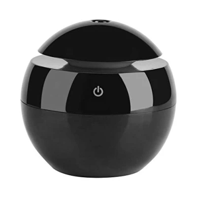 Image of Zerodis Essential Oil Diffuser 130ml, Ultrasonic Diffuser, Portable Air Humidifier for Spa, Massage, Yoga, Salon or Office (Black)
